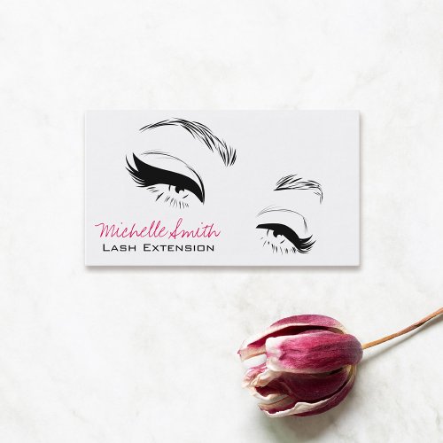 Eyelashes brows Permanent Makeup Artist Eyes Lash Business Card