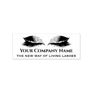Eyelashes Extension Makeup Artist Beauty Lounge Rubber Stamp
