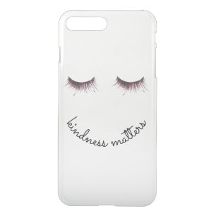 Eyelashes Kindness matters iPhone 8 Plus/7 Plus Case