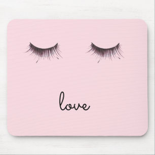 Eyelashes love mouse pad
