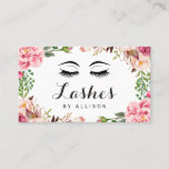 Eyelashes Makeup Artist Romantic Floral Wrapping Business Card<br><div class="desc">Create your own Makeup Artist business card with this "Eyelashes Romantic Floral Wrapping" template. It's easy and fun! (1) For further customization, please click the "Customize Further" Link and use our design tool to modify this template. All text style, colors, sizes can be modified to fit your needs. (2) If...</div>