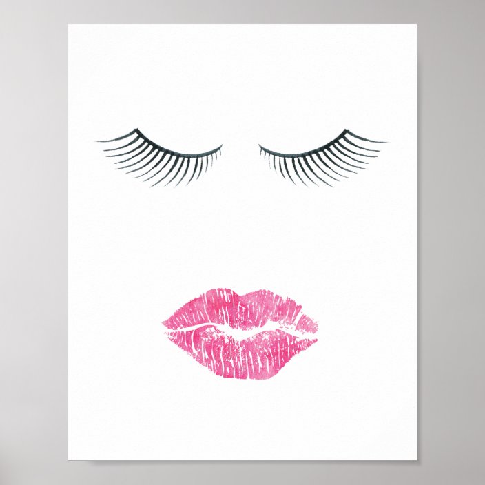 Eyelashes Poster