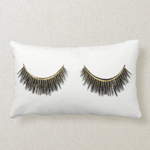 Eyelashes Print Lashes Lumbar Pillow