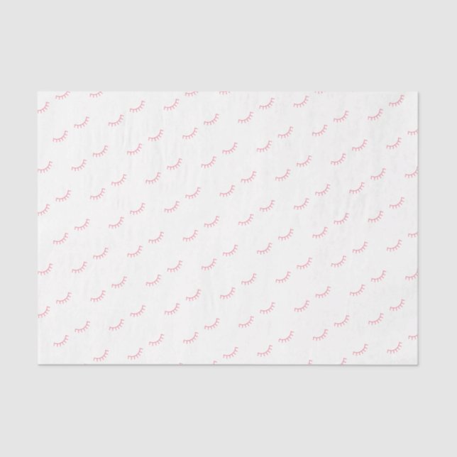 Eyelashes Tissue Paper- WHITE Paper (Front)