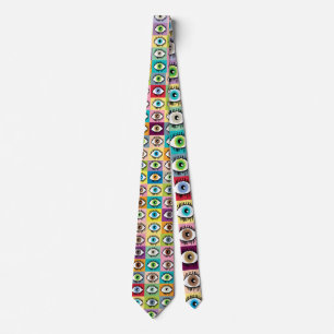 Eyes all seeing sight good looking zany quirky neck tie