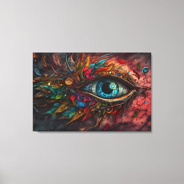 Eyes art canvas print (Front)