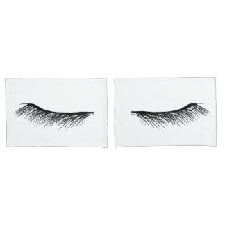 Eyes Asleep Standard Pair of Pillowcases