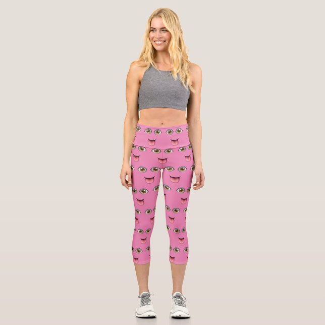 Eyes-ByRino Capri Leggings (Front)
