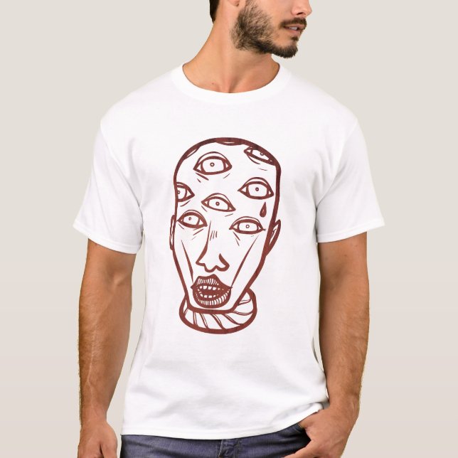Eyes Doodle Art T-Shirt (Front)