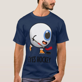 Eyes Hockey Funny Ice Hockey Sports boy T-Shirt