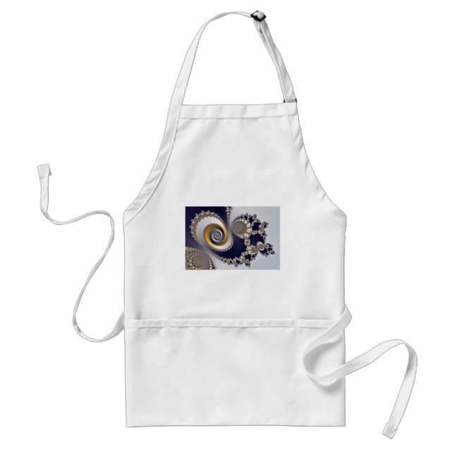 Eyes in the Sky - Fractal Adult Apron (Front)