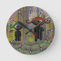 Eyes leaving the city on foot