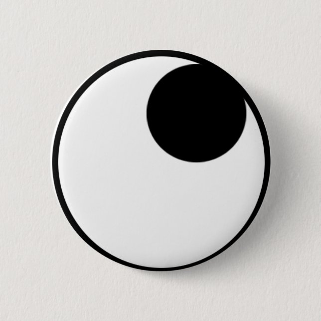 Eyes Looking Up Right Button (Front)