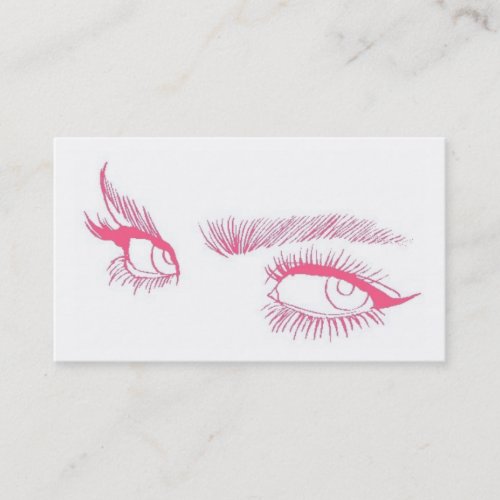 Eyes Makeup Artist Business Cards