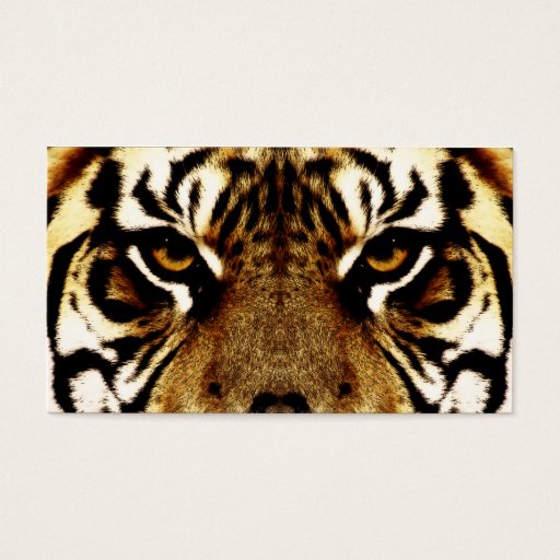 Customizable Eyes of a Tiger Business Card Templates