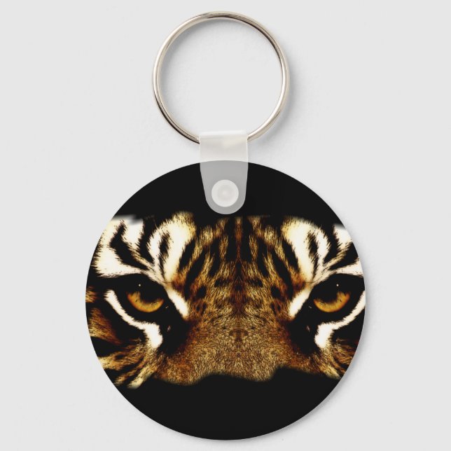 Eyes of a Tiger Keychain (Front)