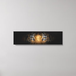 Eyes Of A Tiger Panoramic Canvas Print