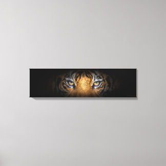 Eyes Of A Tiger Panoramic Canvas Print