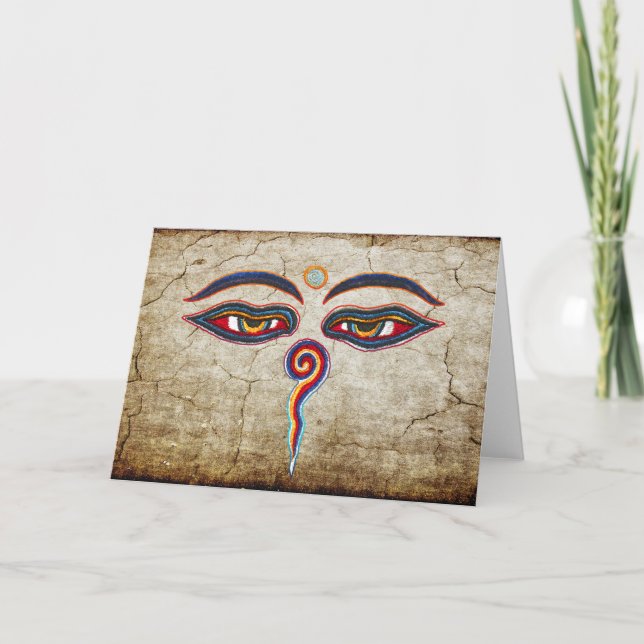 Eyes Of Buddha / Augen der Weisheit Card (Front)