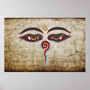Eyes Of Buddha / Augen der Weisheit Poster