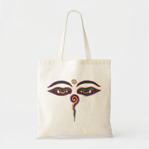 Eyes Of Buddha / Augen der Weisheit Tote Bag