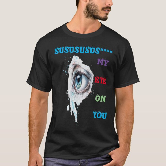 Eyes of Elegance: Watercolor Vision Tee Collection (Front)
