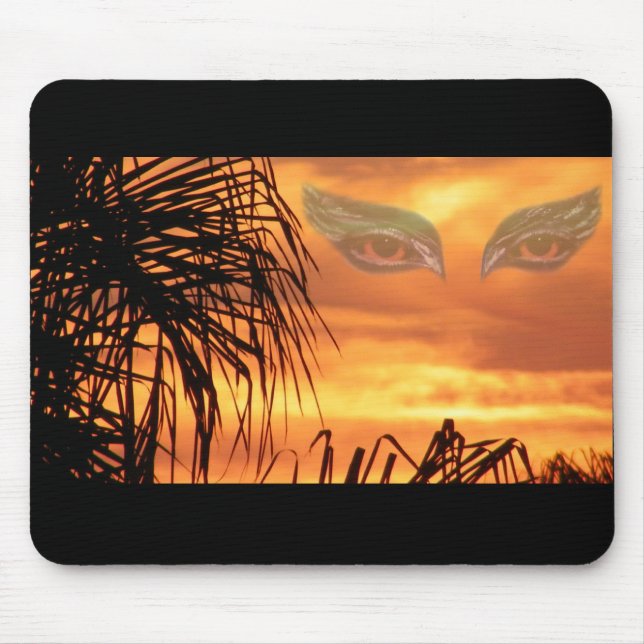 Eyes of flames_ mouse pad (Front)