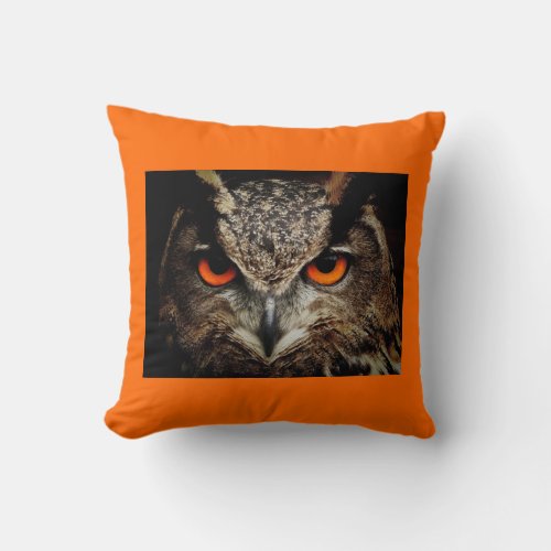 Eyes Of Halloween Throw Pillow