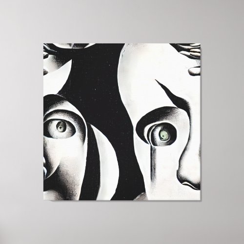 Eyes of Illusion Canvas Print