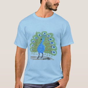 Eyes of India Peacock by Wendy C. Allen T-Shirt