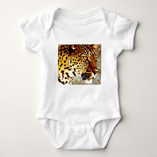 Eyes of Leopard Baby Bodysuit (Front)