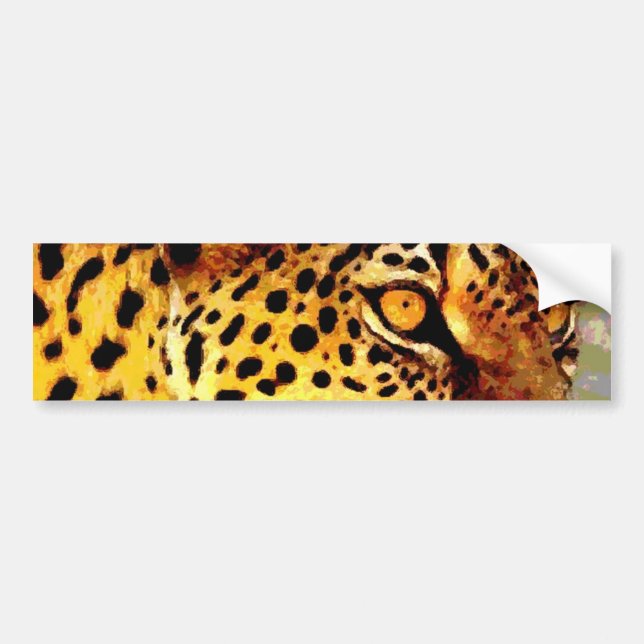 Eyes of Leopard Bumper Sticker (Front)