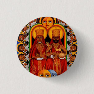 Eyes of Spirit - Rasta Roots - Trinity Button
