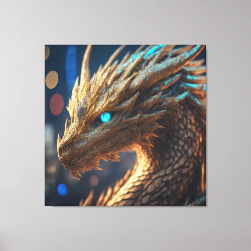 Eyes of the Dragon Canvas Print