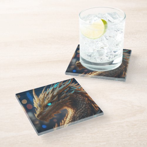 Eyes of the Dragon Glass Coaster
