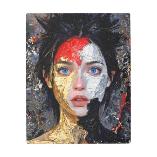 Eyes Of The Ember – “Embers Portrait” Metal Print