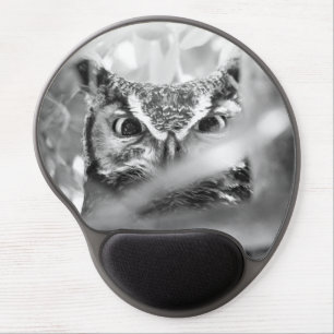 Eyes of the Forest (Great Horned Owl) Gel Mouse Pad