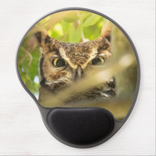 Eyes of the Forest (Great Horned Owl) Gel Mouse Pad
