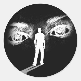 Eyes of the Goddess sticker (black)