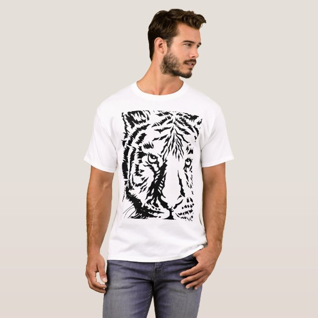 Eyes of the Hunter  Tiger Gaze Tee (Front Full)