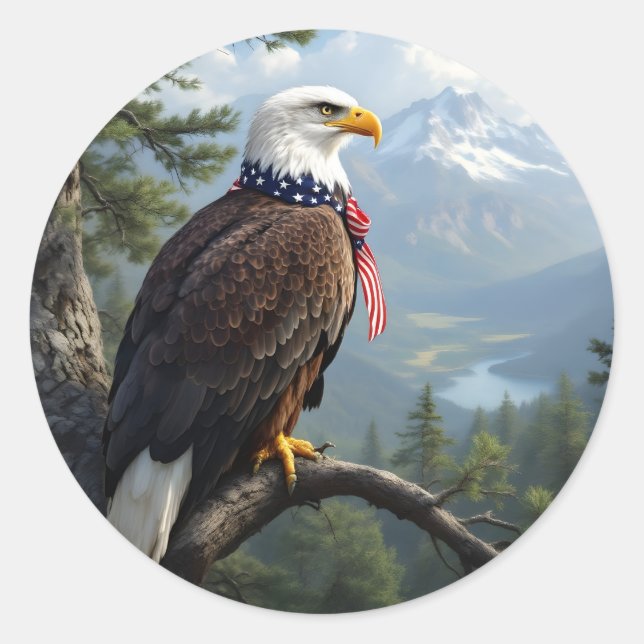 Eyes Of The Sky -  Classic Round Sticker (Front)