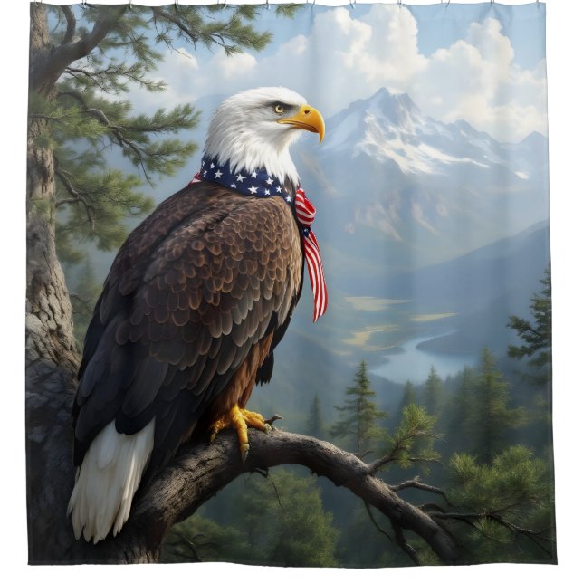 Eyes Of The Sky -  Shower Curtain (Front)