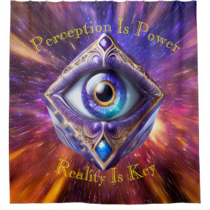Eyes of the universe 08a shower curtain