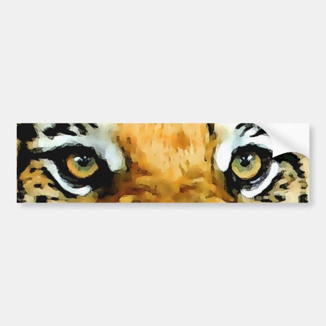 Eyes of Tiger Bumper Sticker (Front)