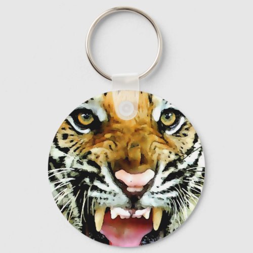 Eyes of Tiger Keychain