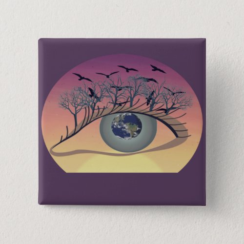 Eyes on the world earth and environment _ climate button