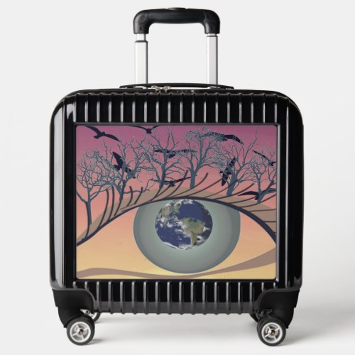 Eyes on the world earth and environment _ climate luggage