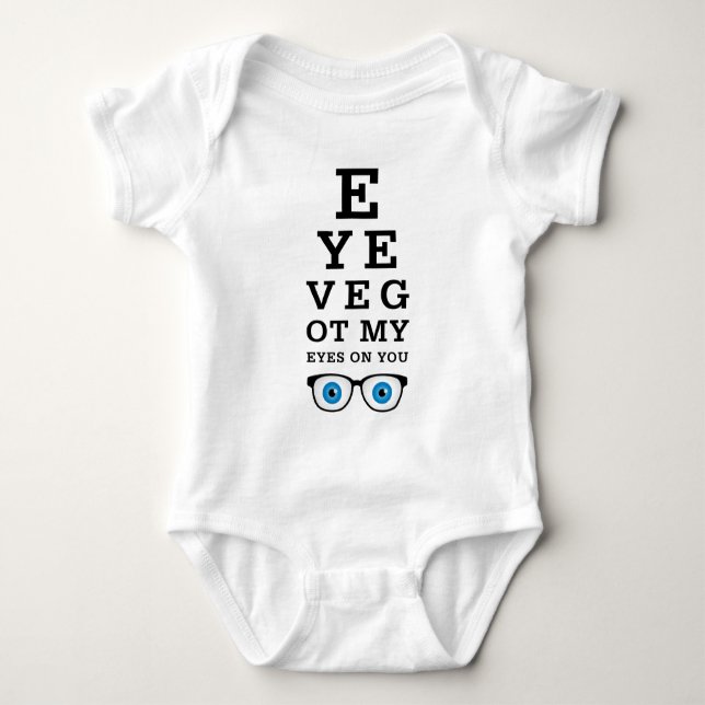 Eyes On You Baby Bodysuit (Front)