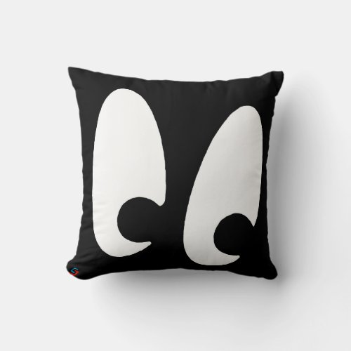 EYES ON YOU  YOU ARE HERE CooLSharpeecom Brand Throw Pillow