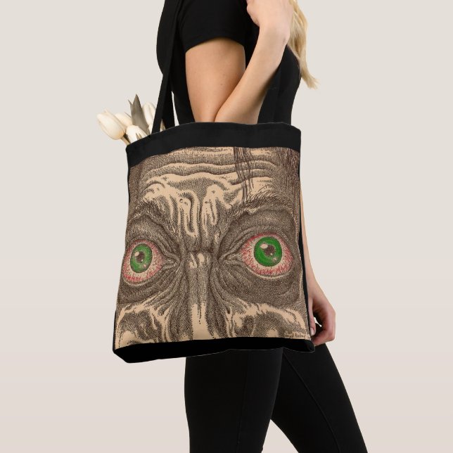 eyes print tote bag (Close Up)